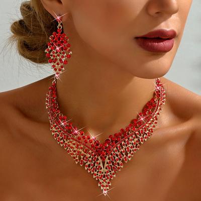 3dílná dámská módní sada náhrdelníku, náušnic a zirkonů s hvězdnými a listovými ozdobami, svatební hostina, večírek, festivalový dárek 8884