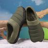 Winter Mens Indoor Plush Slippers Unisex Cotton Shoes Super Warm Fur Home Footwear Anti-Skid Cotton Slippers for Men And Women
