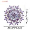Snowflake Theme 2D/Flat DIY Rhinestone Diamond Art Window Pendants Special Shape Diamond Art Pendant Home Wall Decoration Crafts