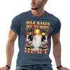 Milk Makes My Tummy Hurt Funny Tummy Ache Meme Tshirt Unisex T Shirts For Unisex Casual Anime T Shirts For Unisex Tshirt