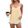 2026 New Solid Color Round Neck Women's Camisole Top