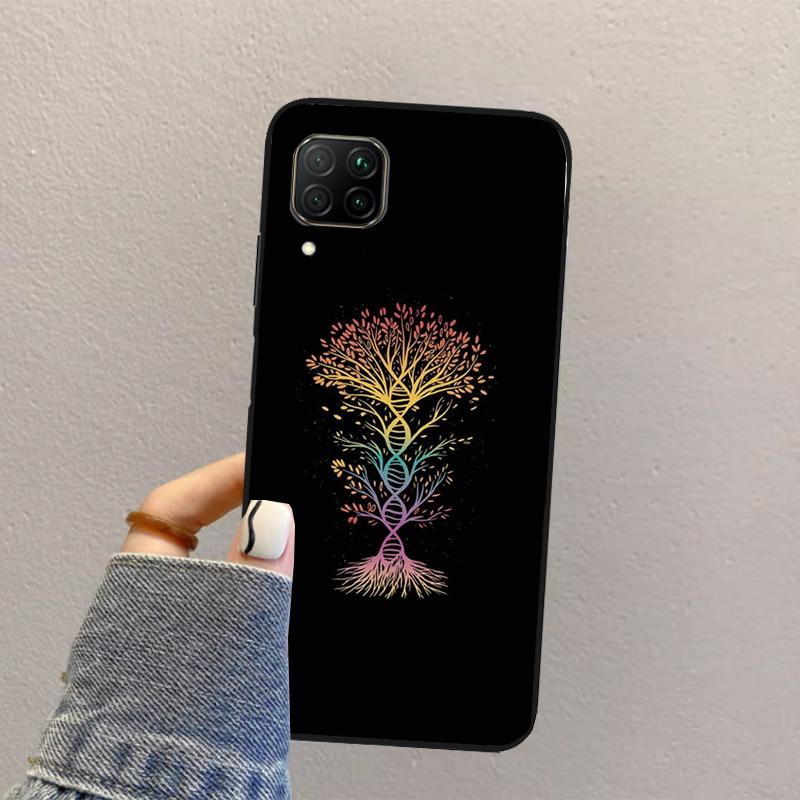 Árvore da Vida Galáxia Espacial Estrelas Para Huawei Nova Y73 Y72 Y61 Y91 Y70 Y60 Y90 12s 12i 11i 8i 9 10 SE P30 P40 Lite P60 Pro Capa