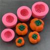 Paste Mould Fondant Cake Mold Silicone Press Baking Utensils Cake Decoration Colorful Mould for Creative Vivid Persimmon