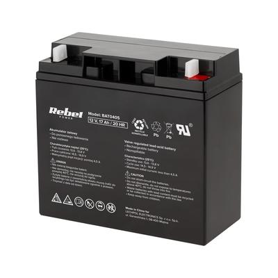 12V 17Ah Gel-Batterie Rebel USV-Netzteil PIEC