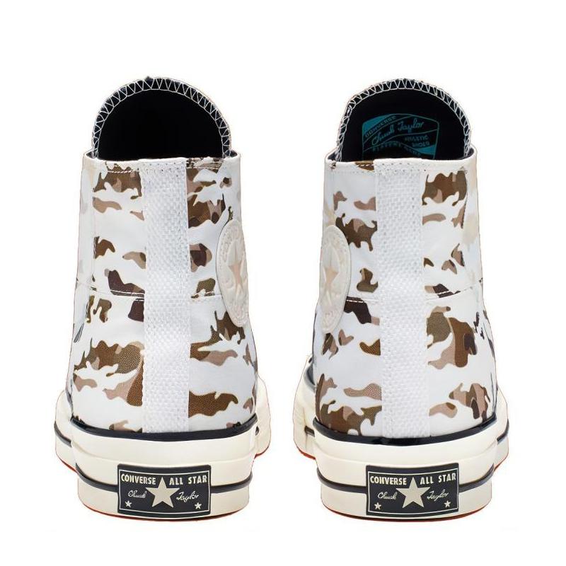 Converse Chuck 70 Hi Round-toe Lace-up High-Top Espadrilles Unisex White