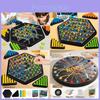 Childrens Puzzle Toy Chain Triangle Challenge With Plastic Material For Parent Child Interactive Play