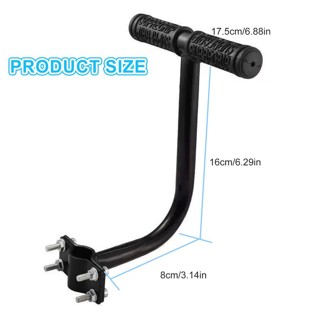 Bicycles Back Seat Handle Rear Seat Armrest Bikes Children Armrest Safety Handle Grip Bikes Steerer Control Seat Handle