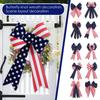 Independence Day Star Bow Wreath Decoration Bow Ribbon Birthday Party Scene Decoration