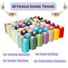 49 Colors Sewing Thread Set No. 60 1000 Yards Roll Large Capacity Can Be Used a Lot For Ordinary Ground Thread for Home Sewing Machines Hand Sewing