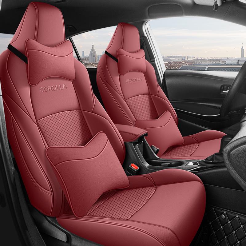 Universal All-Season Seat Covers for Toyota Corolla, Fits Dual-Engine Models, Fully Enclosed Car Seat Cushions