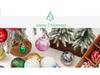6CM Electroplated Irregular Painted Christmas Ball Ornaments Gift Box Set - Tree Hanging Decorations