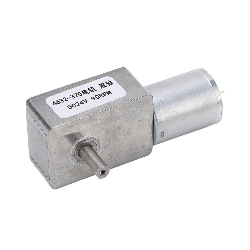 DC Växelmotor Dubbelaxel Rotationsriktning Justerbar Fyrkantig Turbin Maskhjul Hastighetsreduktion