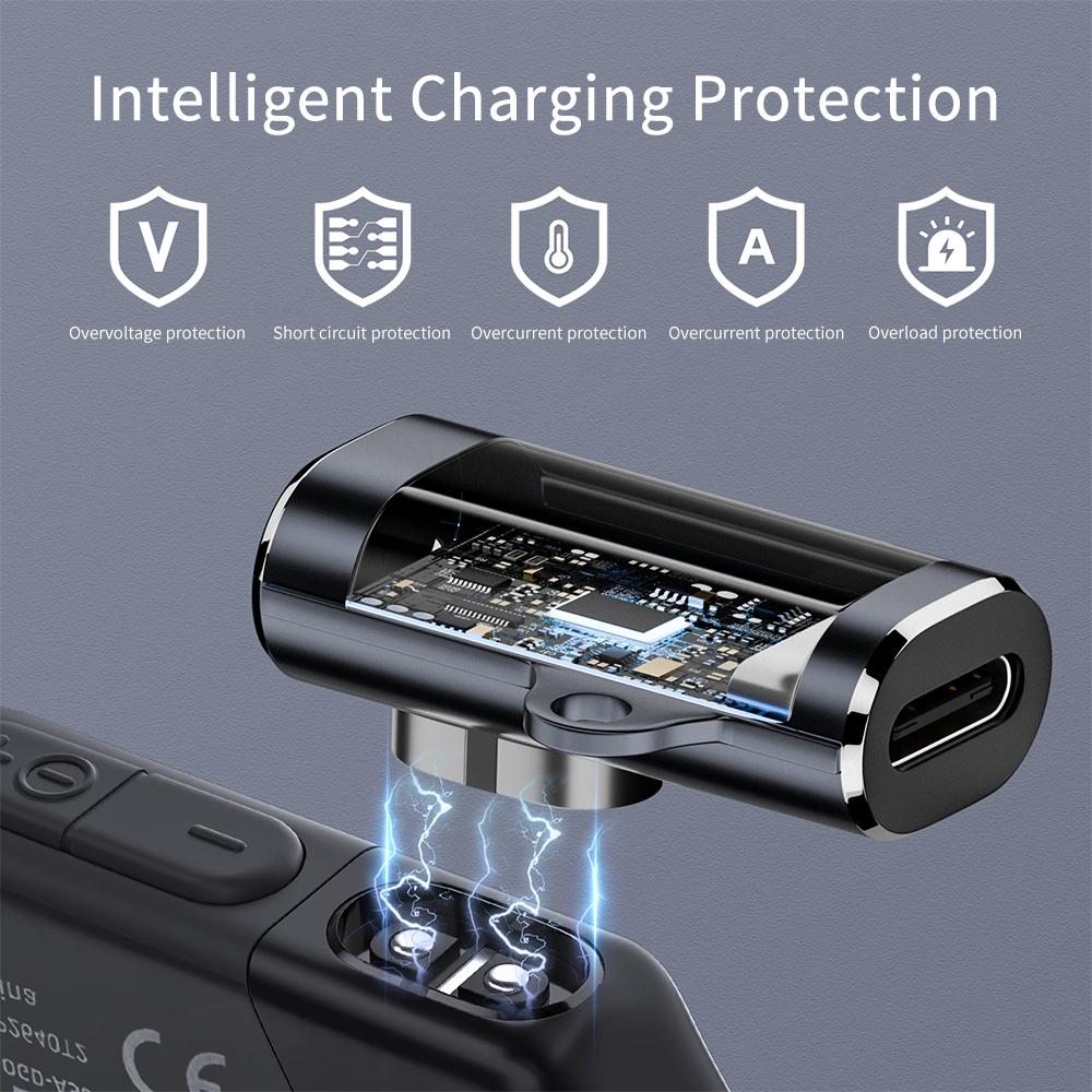 Bone Conduction Headphone Charging Adapter LED Indicator 90 Degree Bending Magnetic Charger for Shokz AS800/S803/S810/AS700