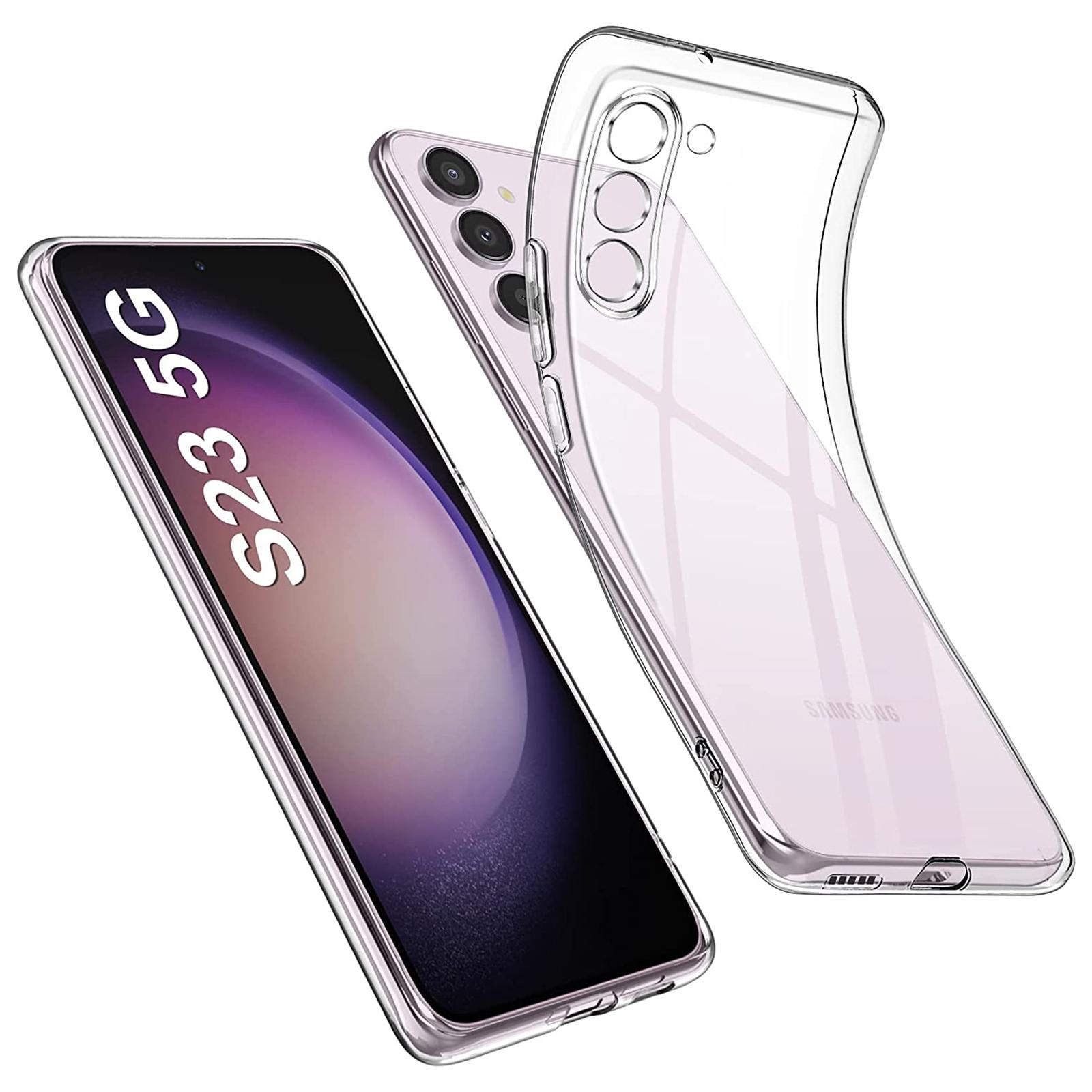 

For Samsung Galaxy S23 Super Clear TPU Phone Case Anti-fingerprint Mobile Phone Shell Cover A