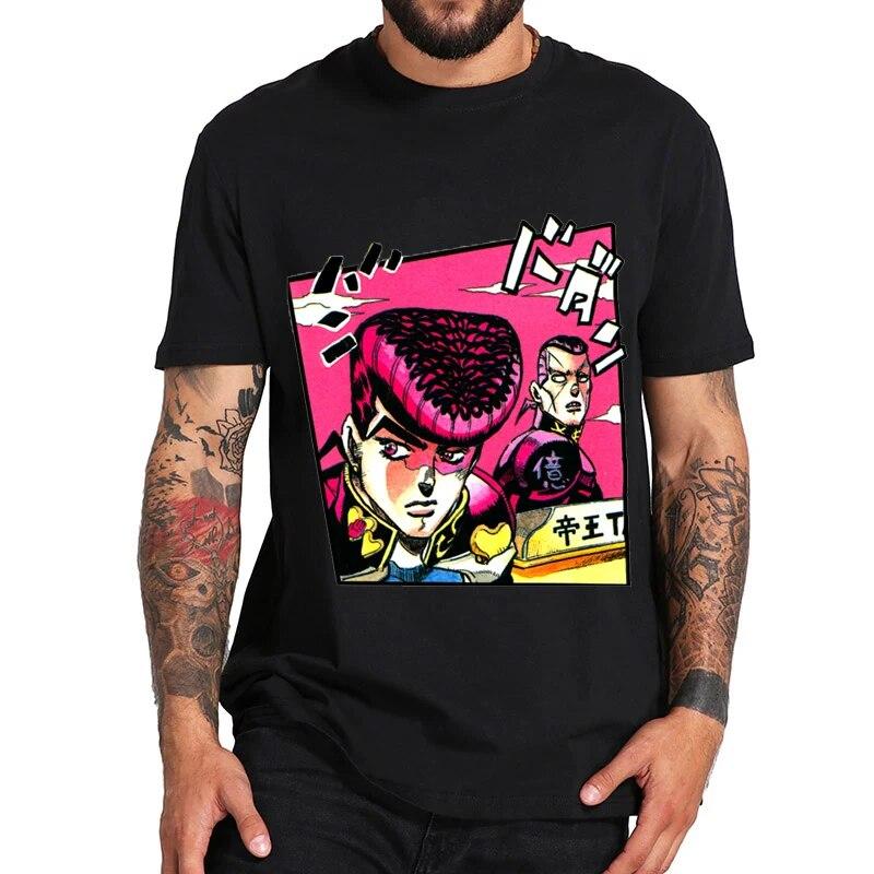 Anime Jojo Bizarre Adventure T Shirt Unisex Women Summer Cotton T-shirt Kids Hip Hop Tops Shoto Todoroki Tops Tee Children Camiseta