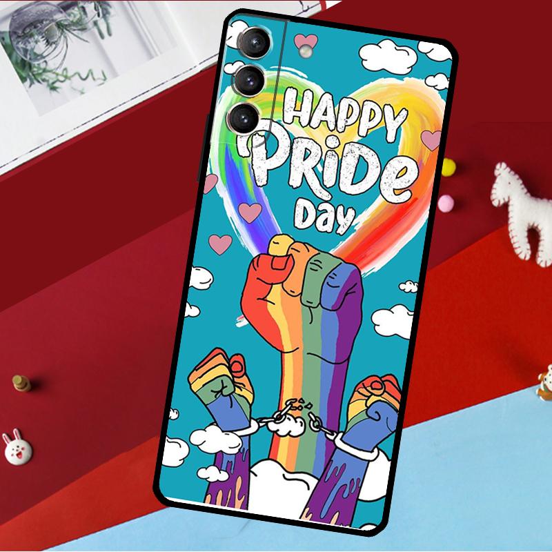 LGBTQ Lesbian Gay Pride Rainbow Funda For Samsung Galaxy S26 S25 S24 S21 S22 S20 Ultra S9 S10 Plus S23 FE S25 FE Phone Case