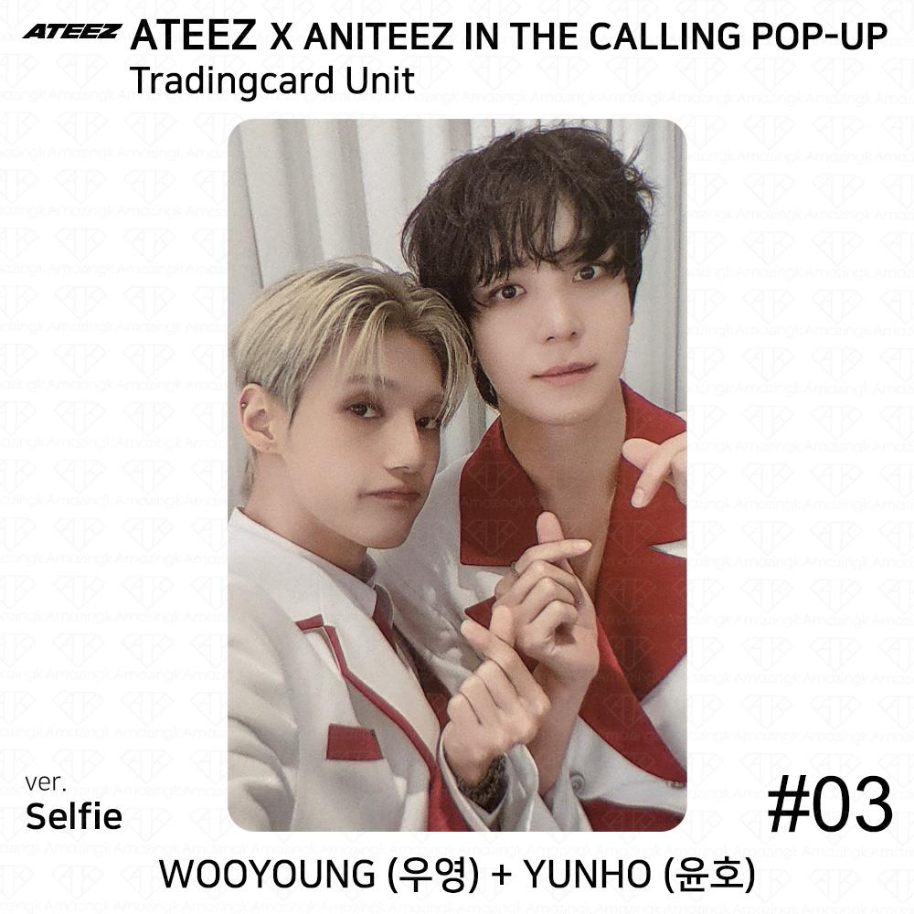 ATEEZ X ANITEEZ IN THE CALLING POP-UP Unitate Carte de Colecție MD KPOP K-POP Seonghwa