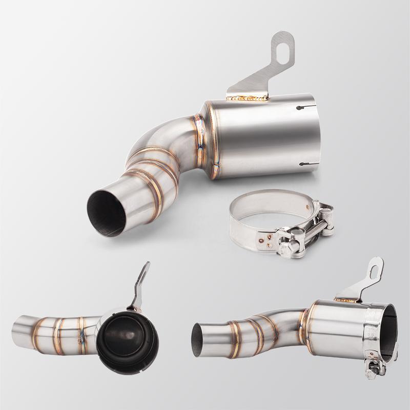 Motorcycle Exhaust Pipe  System Suitable for RC390 ADV390 Stainless Steel Mid Section Slip On Exhaust Pipe from 2020 To 2022