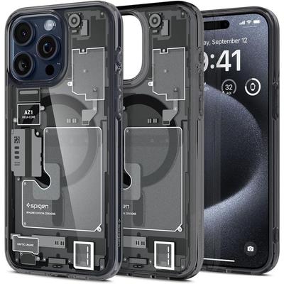 Coque Ultra Hybride Mag avec MagSafe pour iPhone 15 Pro Gris-Noir