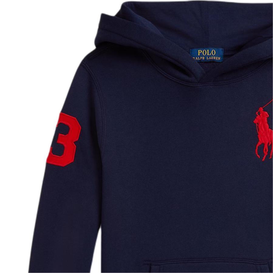 Polo Ralph Lauren Embroidered Long Sleeve Hoodie Kids Hoodies Blue 323979316-005