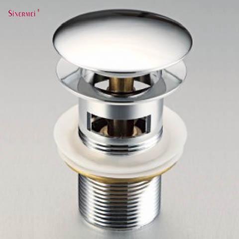High Quality Push Down Pop up Drainer Wash Basin Water Drain SEM-003 (as the picture,Chrome)