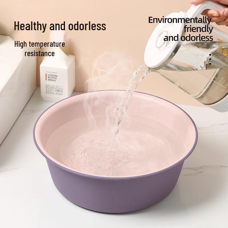 Durable Extra Thick Plastic Washbasin for Household or Dormitory Use