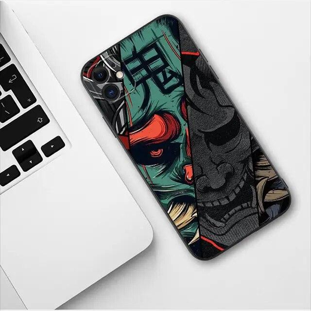 Animação moda macia adorável telefone para iphone 6s xs x plus xr 6 12 mini max 11 8 13 14 7 pro silicone macio tpu caso capa