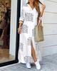 2025 Autumn Fashion Long Sleeve Shirt Dress, S-5XL, Large Stock