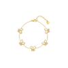 European and American Zircon Bracelet Light Luxury Niche Girls High Value Ing Wind Titanium Steel Butterfly Bracelet Does Not Fade