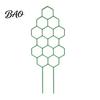 Geometric Plant Support for Window Sills Metal Honeycomb Trellis Potted Plants, 13.8" Small Climbing Ornamental Frame Succulents Indoor Hoya