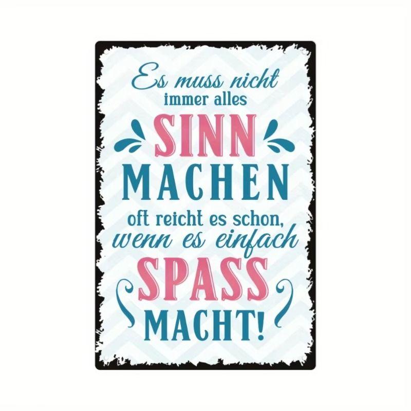 Vintage Metal Tin Sign Wall Art Home Decor 20x30cm