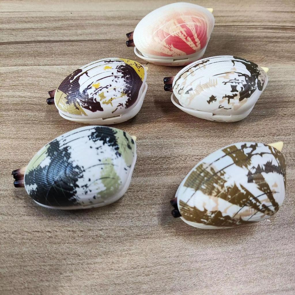 5Pcs Water Spraying Clam Toy Flower Armor Prank Shell Decompression Funny Simulation Toy For Kids