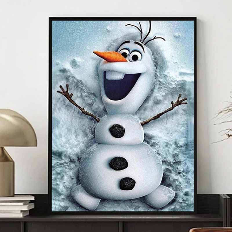Disney Diamond Painting Olaf Illustration DIY Kit Frozen  Adult Arts and Crafts Home Decor and Gifts