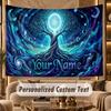 Music General (513) Theme Wall Tapestry Customized With Name Text Personalized Hanging Tapestry For Bedroom Living Room Decor