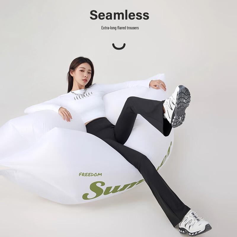 Mao Ren Women's High-Waist Bootcut Shaping Leggings