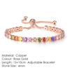 ZHOUYANG Tennis Bracelets For Women Sparking Zircon Jewerlly Rose Gold Color Handmade Friends Gift Cute Jewelry Wholesale H017