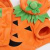 Warm Fleece Puppy Warm Outfits Fleece Hoodie Pumpkin Dog Costume Halloween Pet Clothes  Party