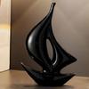 Sailing Boat Decor Modern Sculpture Decorative Birthday Gift Ship Statue,Sailboat Figurine