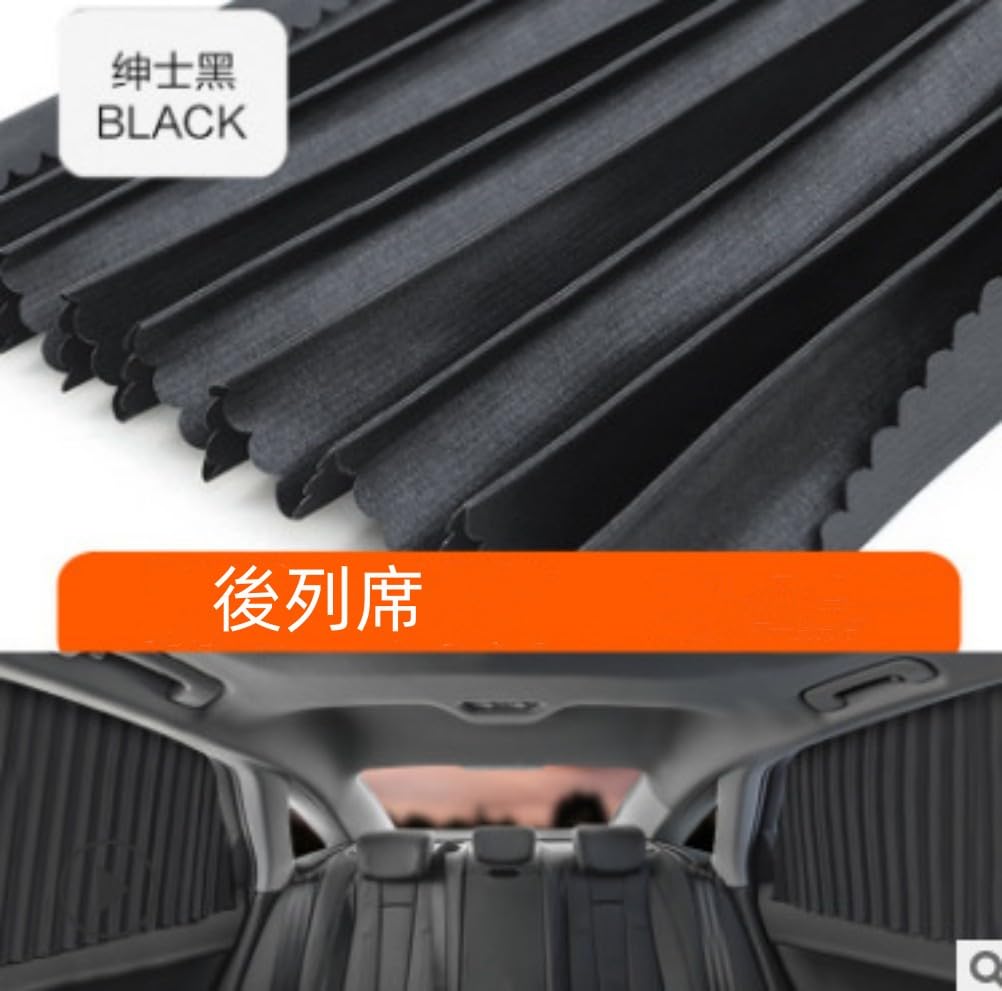 TAOHUA Car Sunshade Set of Magnetic UV Protection Curtains for Light Sun Trimmable Magnetic Adsorption Privacy Universal Design for Sleeping in the