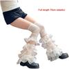 Mesh Design Lace Leg Warmers Soft Stretchy Over The Knee Socks Stacked Socks  Women Girl