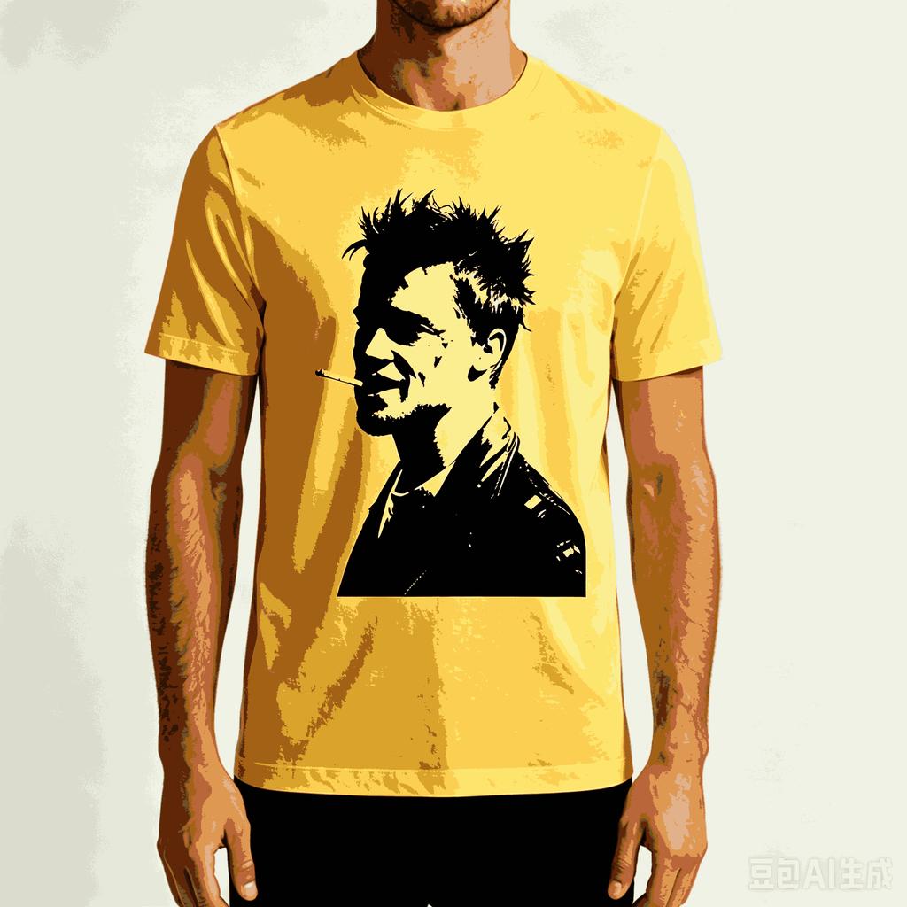 Fight Club T-shirt Regalo per Fan Unisex Unisex Harajuku Oversize Unisex Manica Corta Streetwear Alta Qualità Coppie Comoda T-shirt
