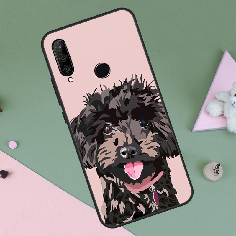 

Poodle Dog For Huawei P40 P20 P30 Lite P60 Pro Nova 10 9 SE 5T 12i 12s 11i Y91 Y90 Y60 Y70 Y72 Y61 Case Nova 9 SE