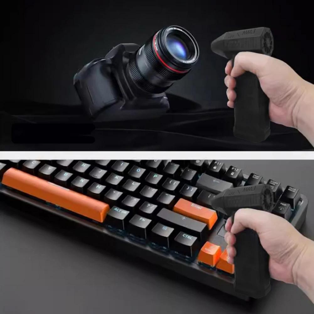 Mini Turbo Jet Fan Electric Air Duster with 3 Gear Adjustable 130000RPM Wind Speed 52m/s Car Computer Cleaning Blower Tool