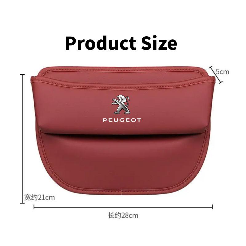 Car Console Side Seat Gap Filler Front Seat Organizer for Peugeot 208 3008 308 2008 207 508 607 106 406 407 206 Auto Accessories MM36