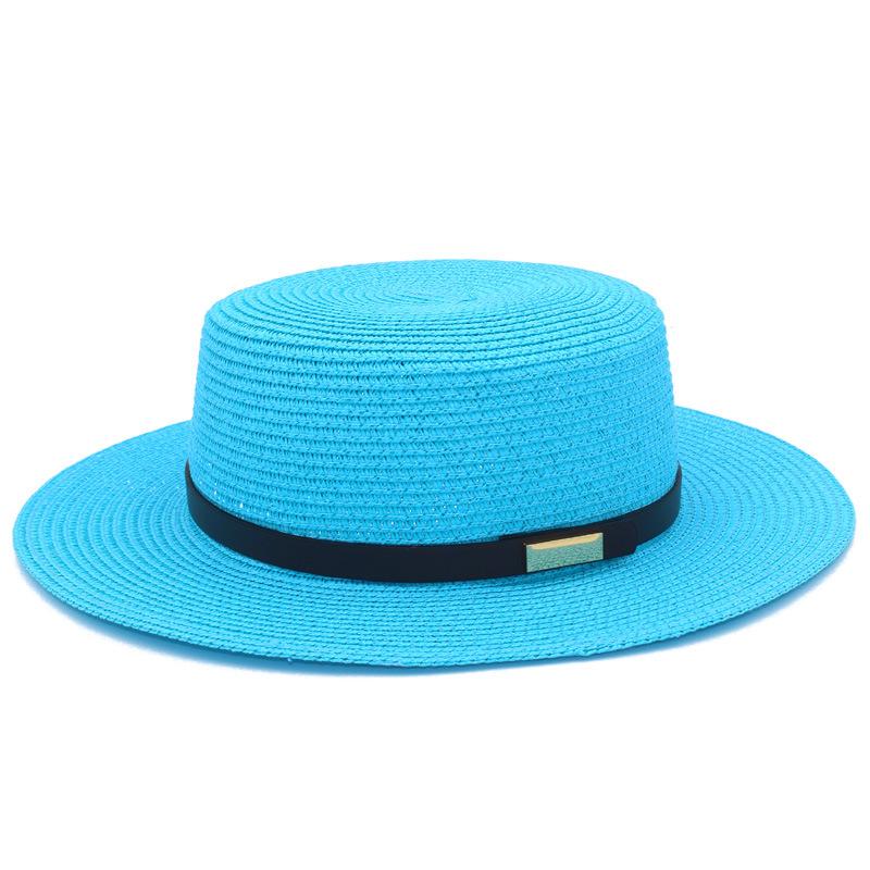 Hot-selling Women's Dome Fashion Top Hat Simple Vacation Beach Sun Protection Hat Versatile Sun Hat Straw Hat