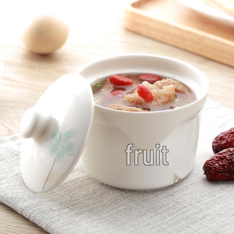Remec White Porcelain Stew Bowl