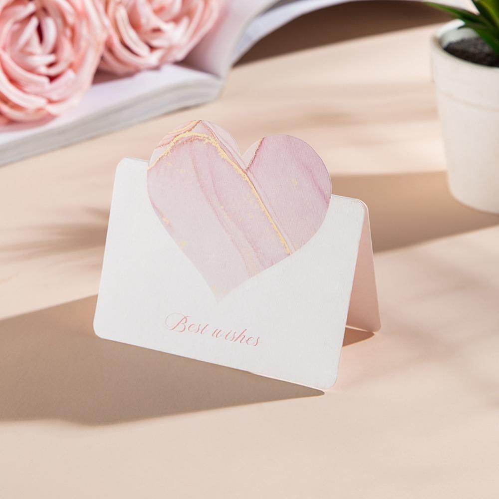 10Pcs Beautiful DIY Decoration Message Card Universal Valentine's Day Love Greeting Card Card Mother's Day