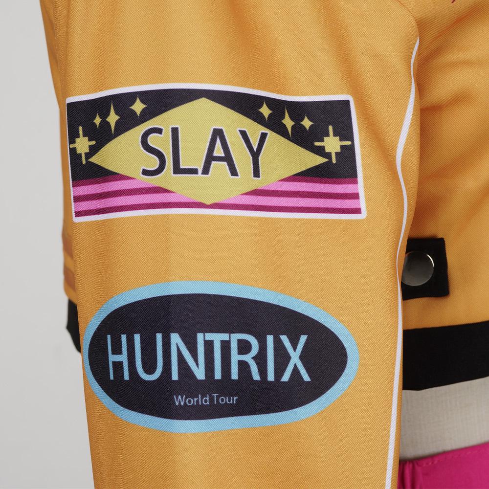 Hunter Girls K-POP Star Cosplay Kostüm: Lumi, Mila, Zoe Anime-Charakter Bühnenauftritt Outfit.