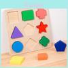 Holz-Formerkennungs-Puzzle für Kleinkinder, Pädagogisches Interaktives Spielzeug