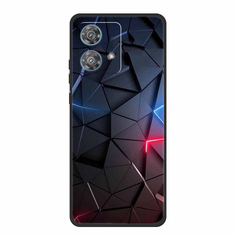 For Motorola Edge 40 Neo Case Animals TPU Soft Silicone Phone Cover for Moto Edge 40 Neo 5G Edge40 Neo Shockproof Wolf Fundas